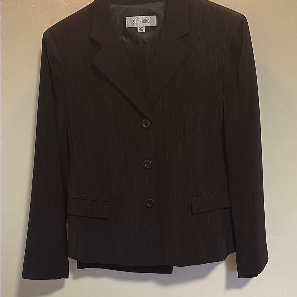 Suit Studio Dark Pinstripe Women's Blazer
